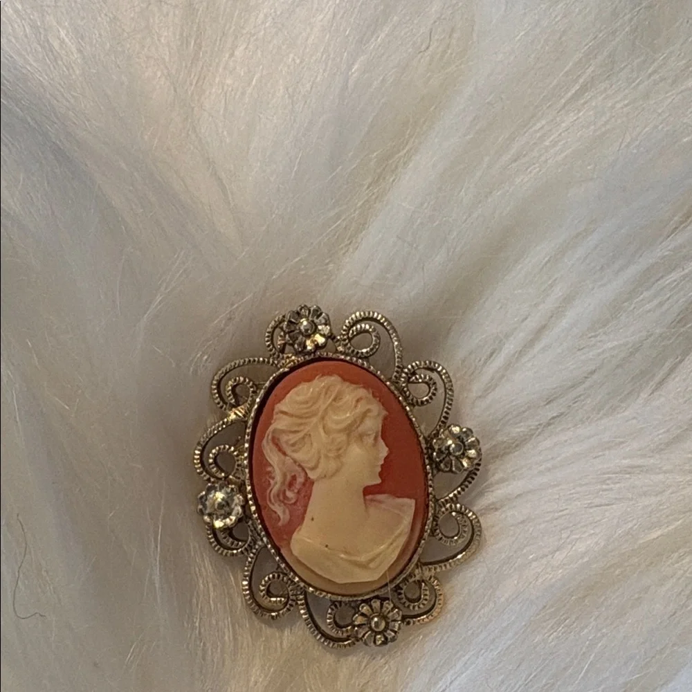 Elegant Cameo Brooch